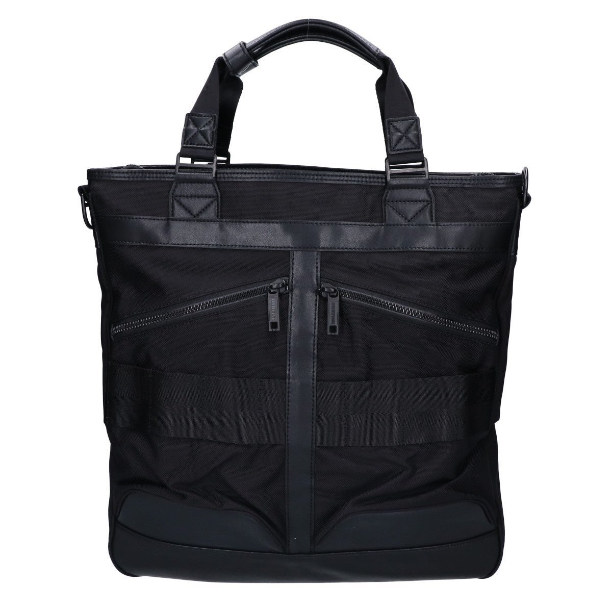 BRIEFING ブリーフィング 【美品】BLACK LINE ブラックライン BRA233T54 EAGLE COMP イーグルコンプ バリスティックナイロン/カウレザー 2WAY ヘルメット トートバッグ