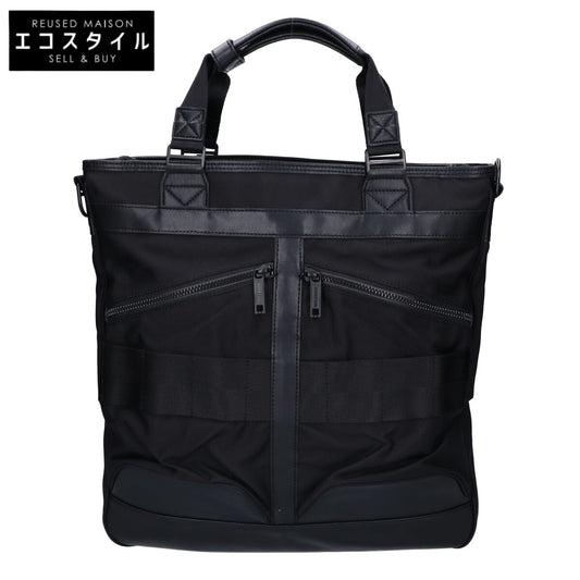 BRIEFING ブリーフィング 【美品】BLACK LINE ブラックライン BRA233T54 EAGLE COMP イーグルコンプ バリスティックナイロン/カウレザー 2WAY ヘルメット トートバッグ