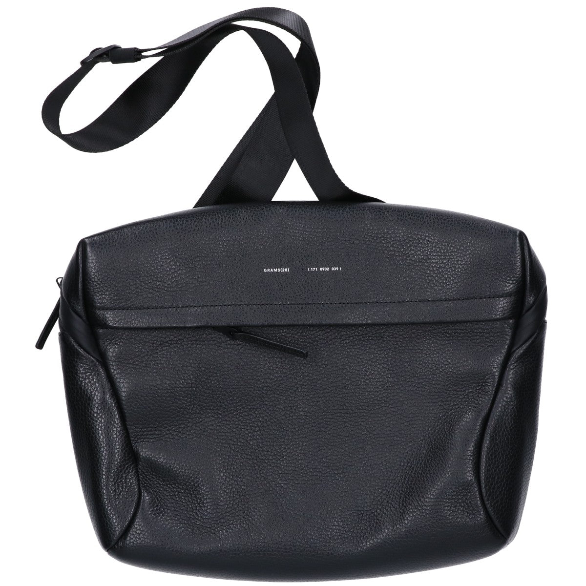GRAMS28 グラムス28 【美品】イタリアンペブルドレザー 171 ラップトップ クロスボディ ショルダーバッグ