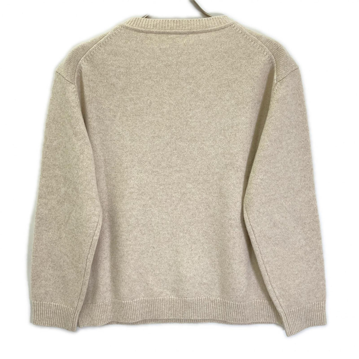 theory luxe セオリーリュクス 25AW 03-5401790 ベージュ ウールカシミヤフーディーストール付きセーター トップス