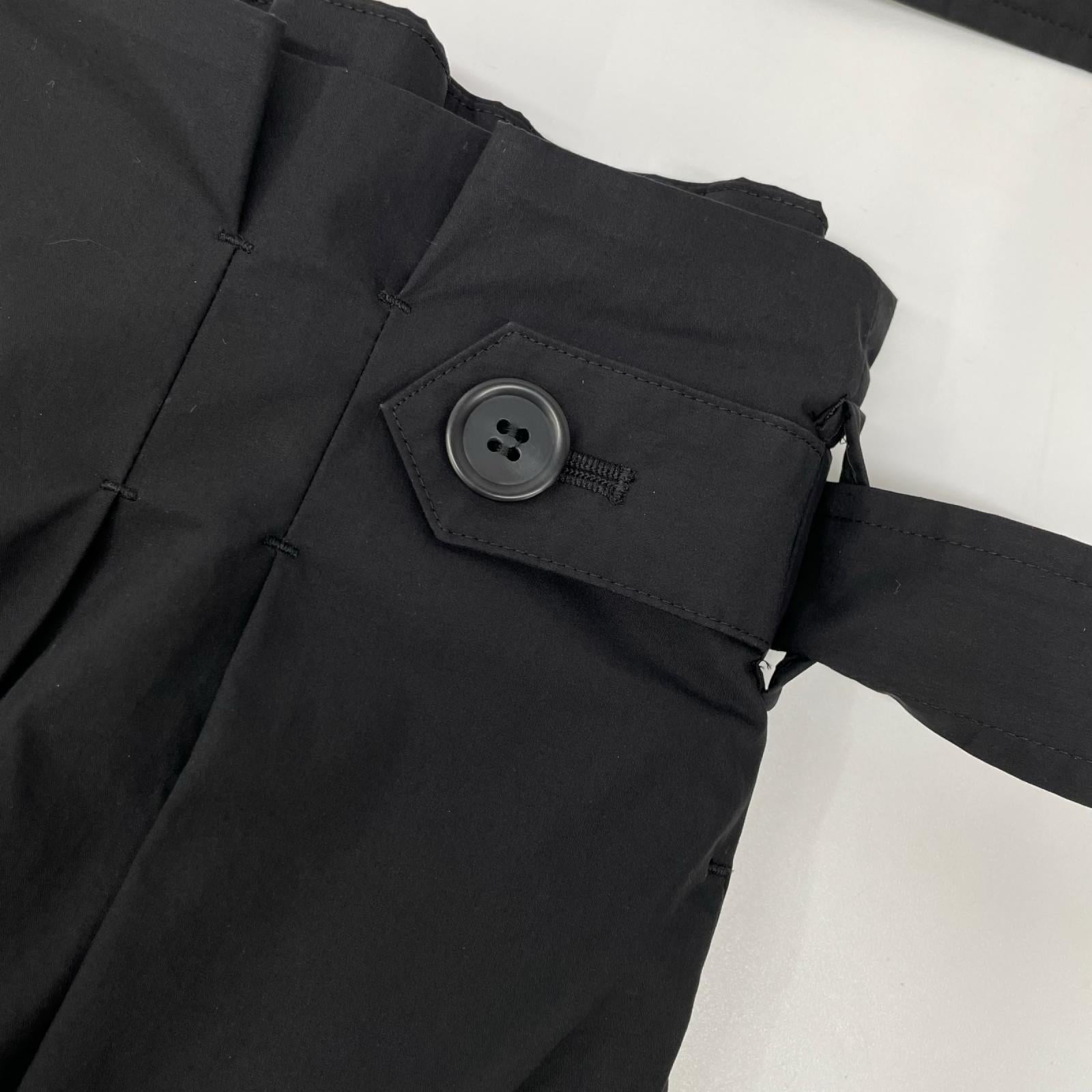 theory luxe セオリーリュクス 25SS ブラック Tech Poplin Aydie Pant ボトムス