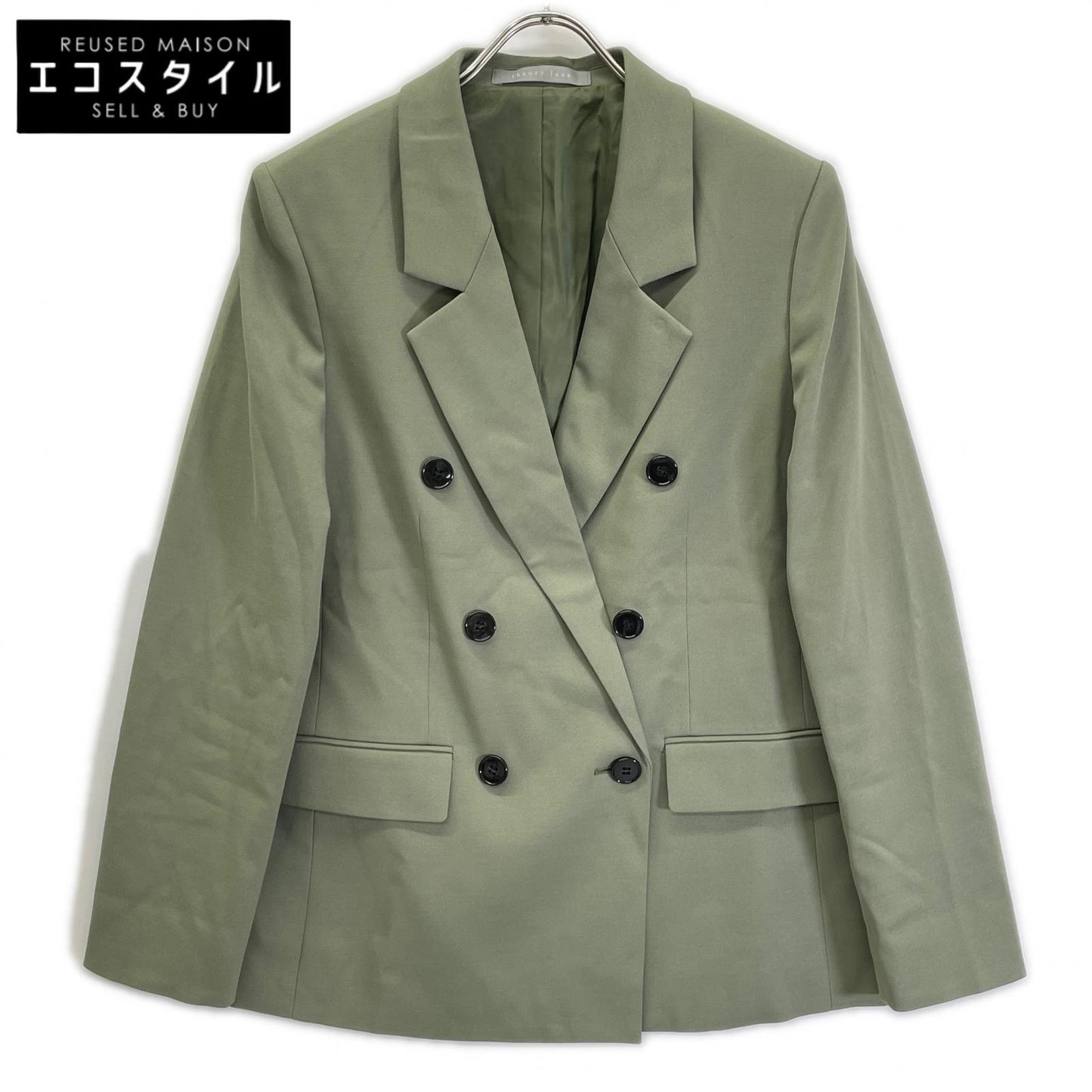 theory luxe セオリーリュクス 26SS グリーン HANSEN N JACKET/3Bダブルジャケット ジャケット