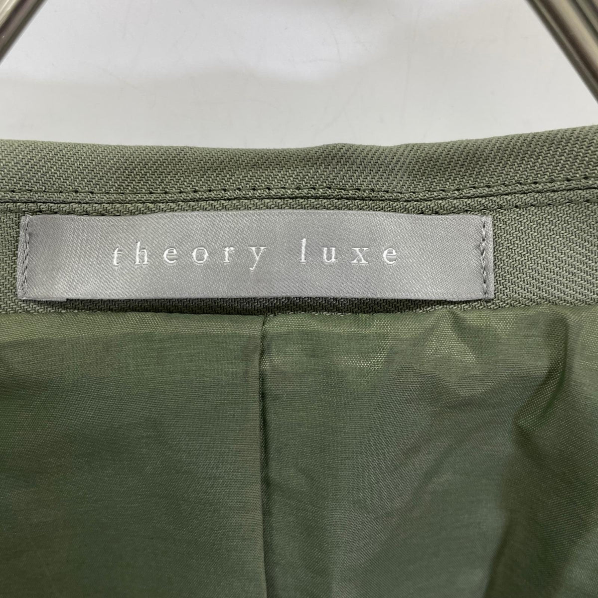 theory luxe セオリーリュクス 26SS グリーン HANSEN N JACKET/3Bダブルジャケット ジャケット