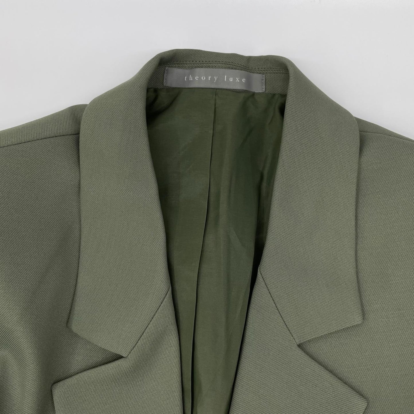 theory luxe セオリーリュクス 26SS グリーン HANSEN N JACKET/3Bダブルジャケット ジャケット