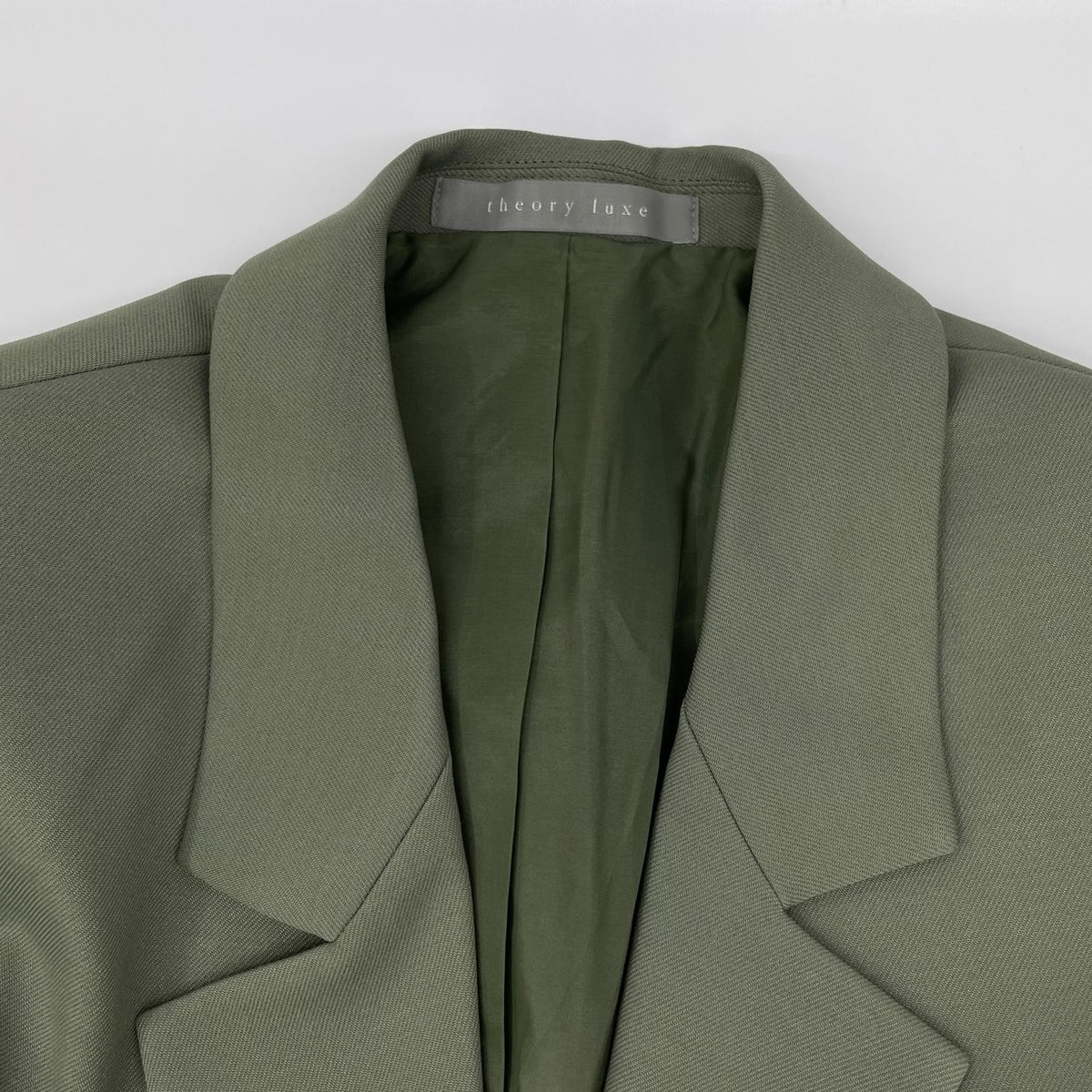 theory luxe セオリーリュクス 26SS グリーン HANSEN N JACKET/3Bダブルジャケット ジャケット