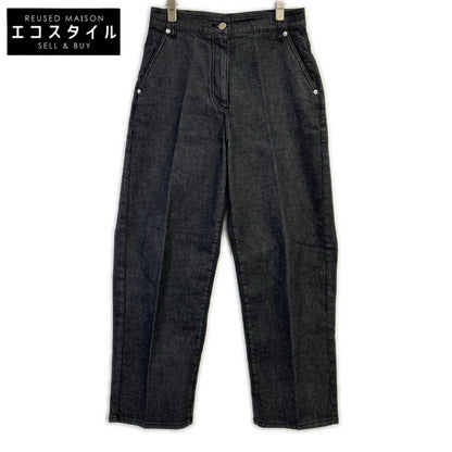 theory luxe セオリーリュクス 26SS ブラック デニムパンツ ボトムス