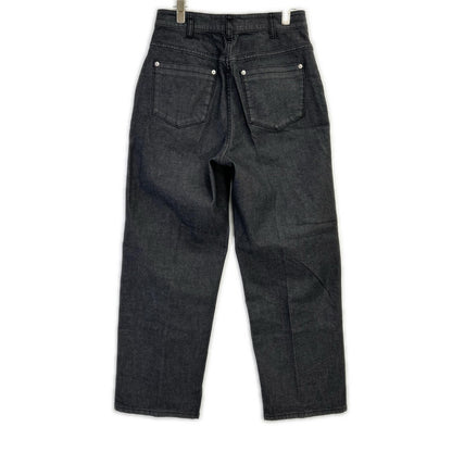 theory luxe セオリーリュクス 26SS ブラック デニムパンツ ボトムス
