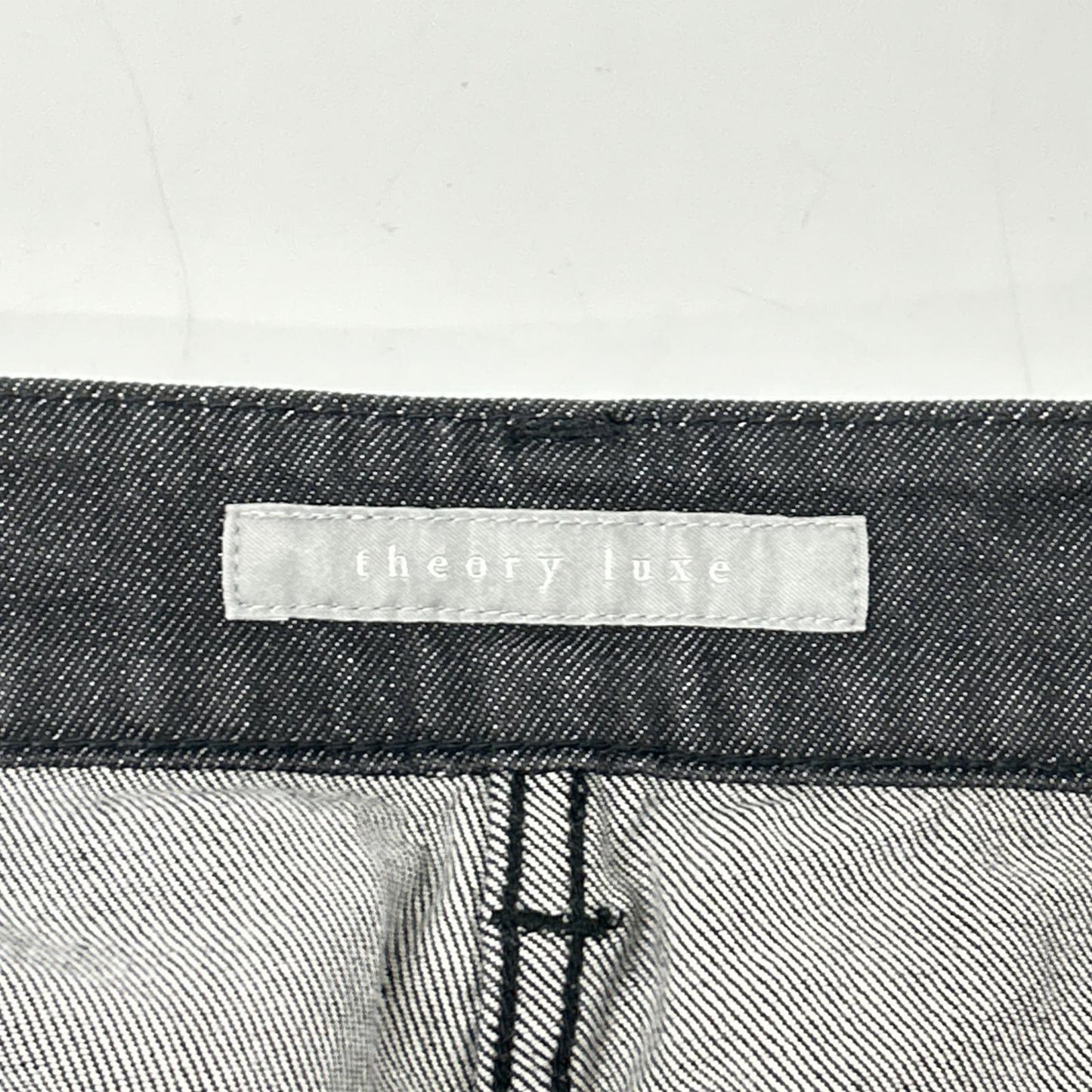 theory luxe セオリーリュクス 26SS ブラック デニムパンツ ボトムス
