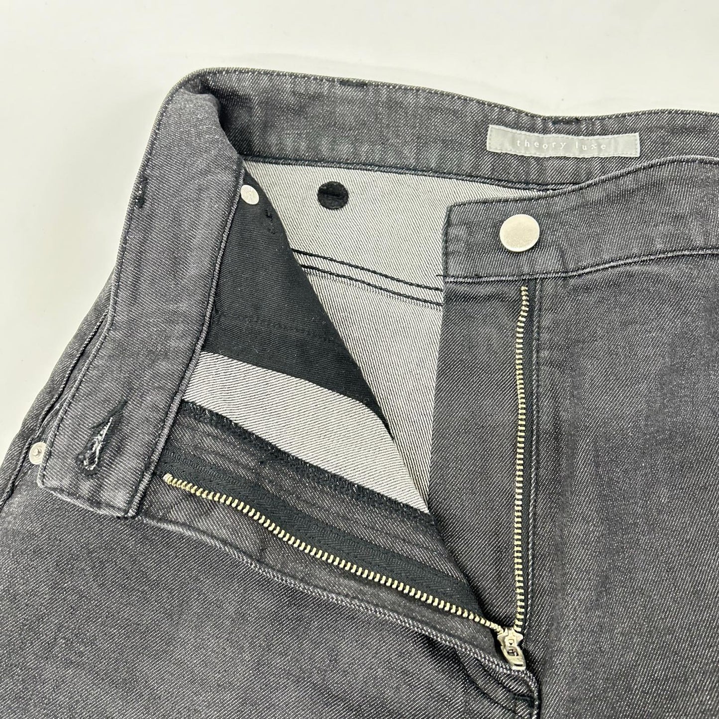 theory luxe セオリーリュクス 26SS ブラック デニムパンツ ボトムス