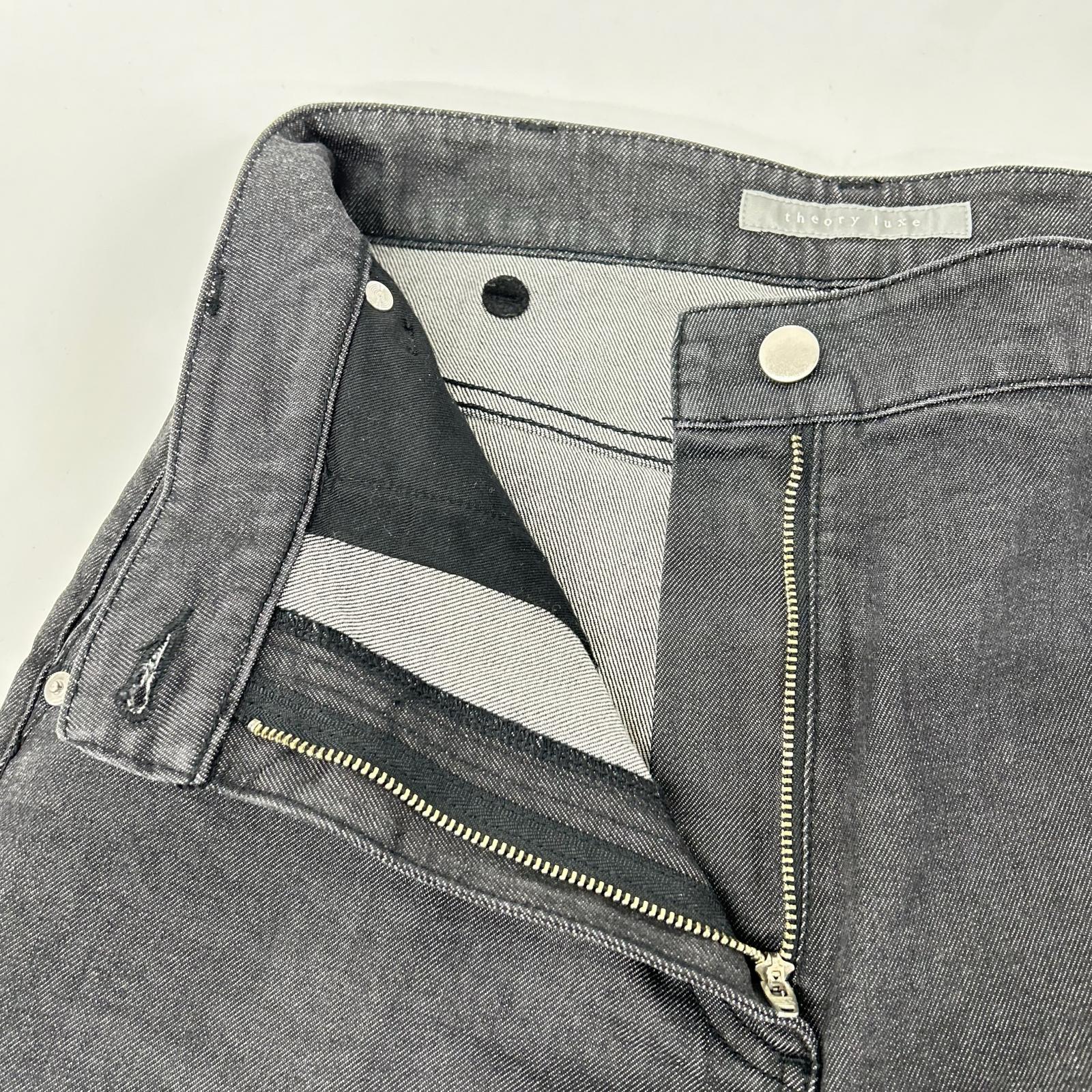 theory luxe セオリーリュクス 26SS ブラック デニムパンツ ボトムス