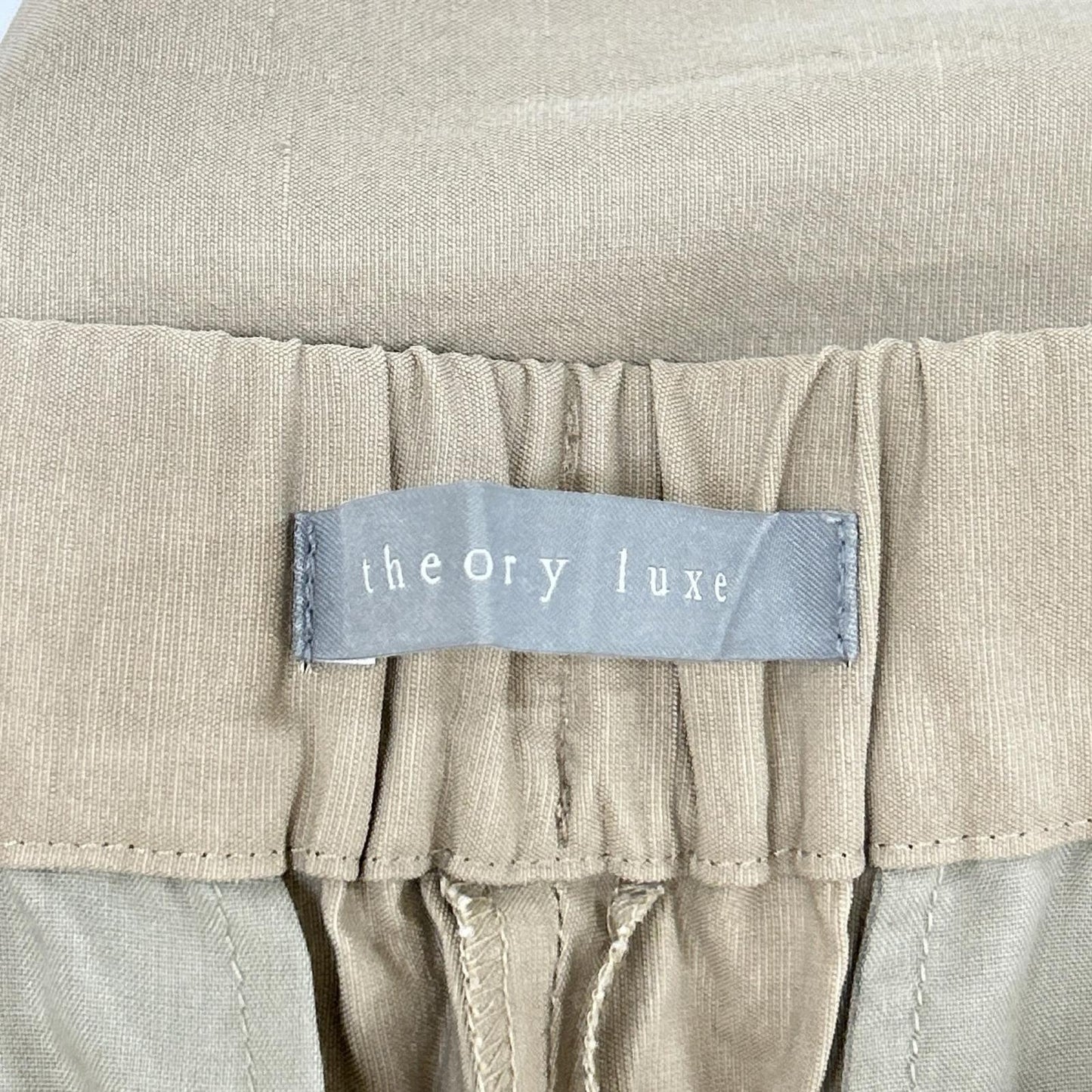 theory luxe セオリーリュクス 25SS ベージュ LUSH LINEN CLAUDE ワイドパンツ ボトムス