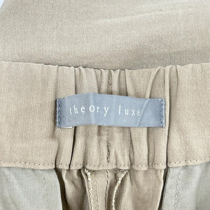 theory luxe セオリーリュクス 25SS ベージュ LUSH LINEN CLAUDE ワイドパンツ ボトムス