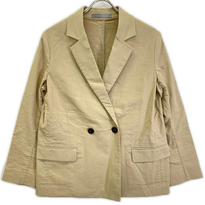 theory luxe セオリーリュクス 25SS ベージュ リネンブレンドシングルブレストジャケット ジャケット