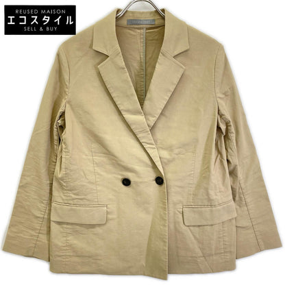 theory luxe セオリーリュクス 25SS ベージュ リネンブレンドシングルブレストジャケット ジャケット