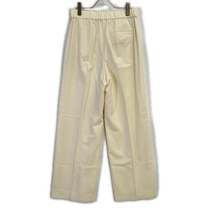 theory luxe セオリーリュクス 24AW ホワイト SUAVE SAXONY DEBBY ワイドパンツ ボトムス