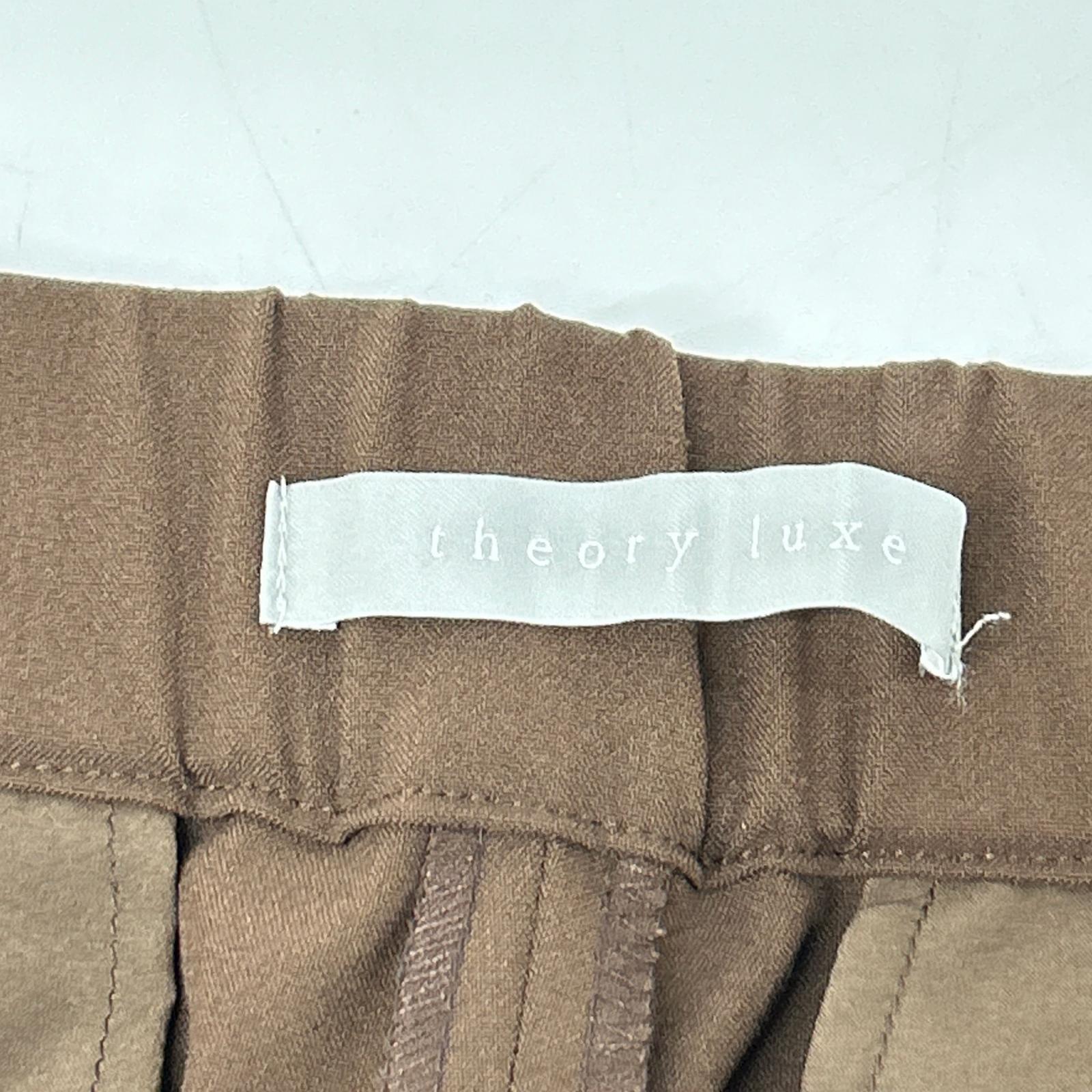 theory luxe セオリーリュクス 25AW ブラウン テーパードパンツ ボトムス