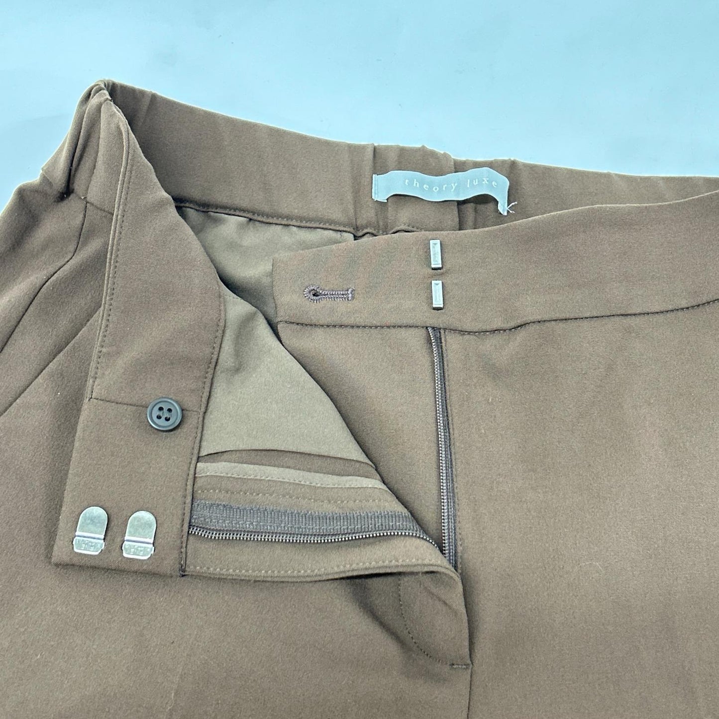 theory luxe セオリーリュクス 25AW ブラウン テーパードパンツ ボトムス