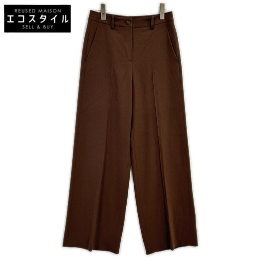 theory luxe セオリーリュクス 25AW ブラウン ストレートパンツ Etis Chester ボトムス