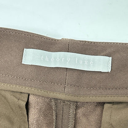 theory luxe セオリーリュクス 25AW ブラウン ストレートパンツ Etis Chester ボトムス