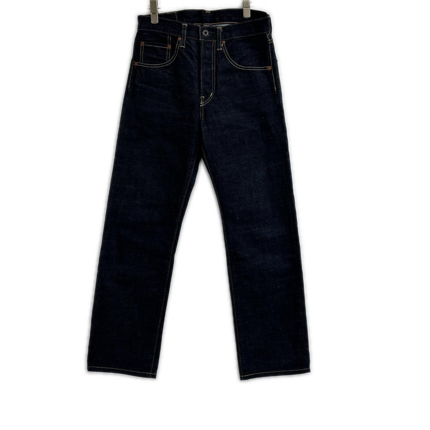 TEDMAN テッドマン デビル002 インディゴ パッチ付き デニムパンツ ボトムス