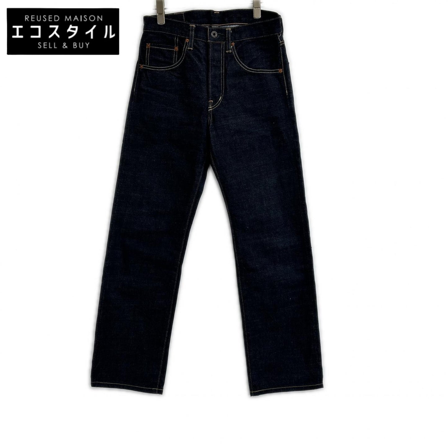 TEDMAN テッドマン デビル002 インディゴ パッチ付き デニムパンツ ボトムス
