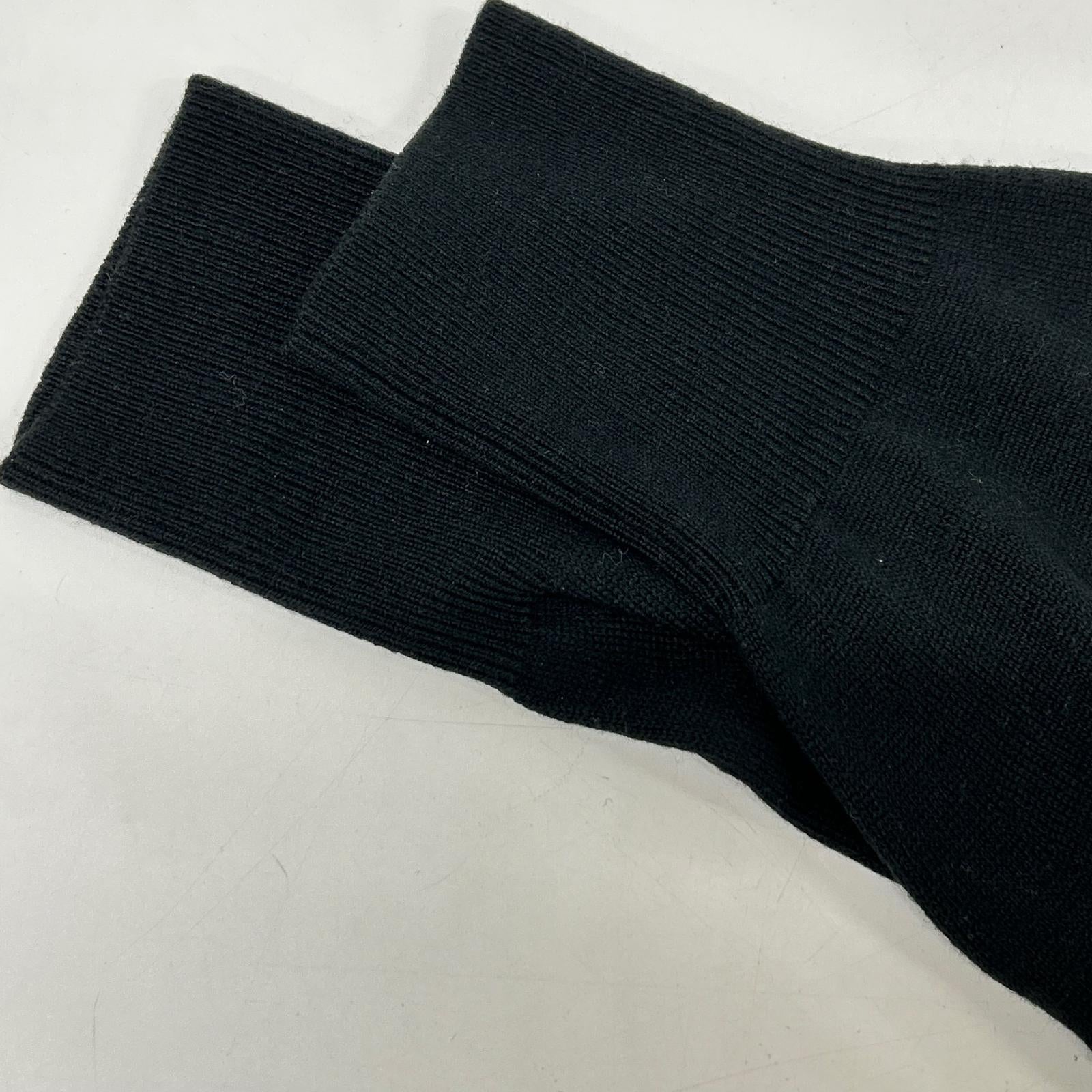 BLUE LABEL CRESTBRIDGE ブルーレーベルクレストブリッジ 55N11-806-09 ブラック ウール ボウタイクルーネックニット トップス