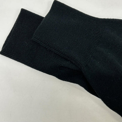 BLUE LABEL CRESTBRIDGE ブルーレーベルクレストブリッジ 55N11-806-09 ブラック ウール ボウタイクルーネックニット トップス