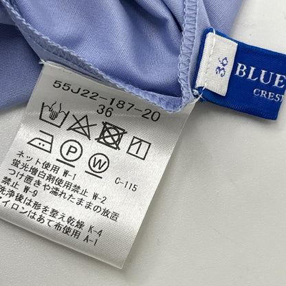 BLUE LABEL CRESTBRIDGE ブルーレーベルクレストブリッジ 55J22-187-20 ボリュームショートスリーブ シャツ ワンピース