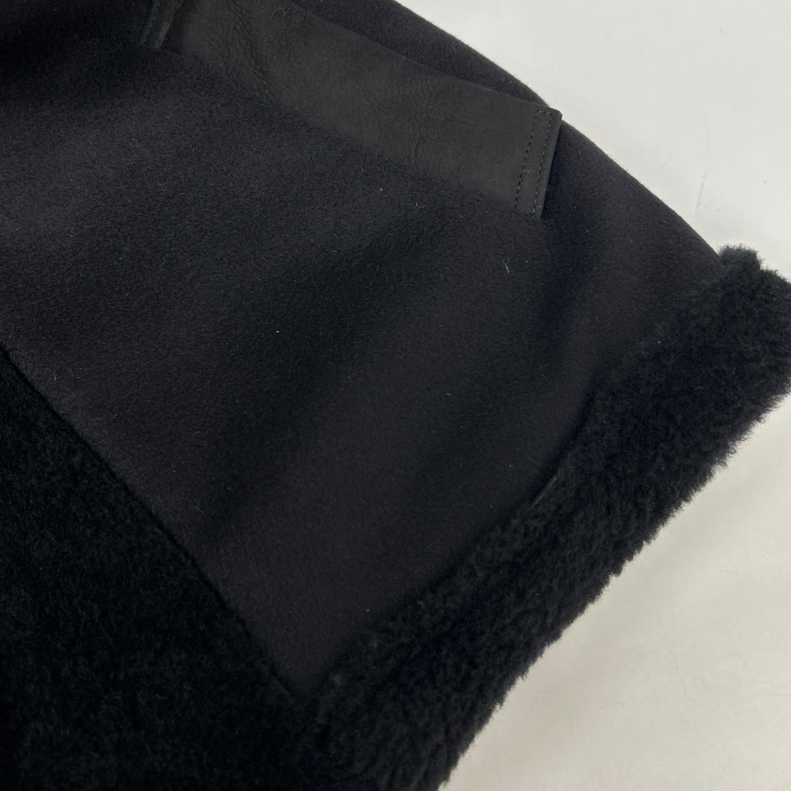 1piu1uguale3 ウノピゥウノウグァーレトレ 【23年製】MRC146-LAB049 MOUTON WRAPHOODED COAT ムートン ラップフーデッドコート コート