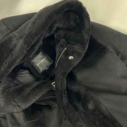 1piu1uguale3 ウノピゥウノウグァーレトレ 【23年製】MRC146-LAB049 MOUTON WRAPHOODED COAT ムートン ラップフーデッドコート コート