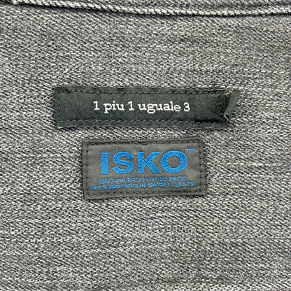 1piu1uguale3 ウノピゥウノウグァーレトレ MRS178-CTR025 ブラック S/S DENIM BIG SHIRTS デニムビック半袖シャツ トップス