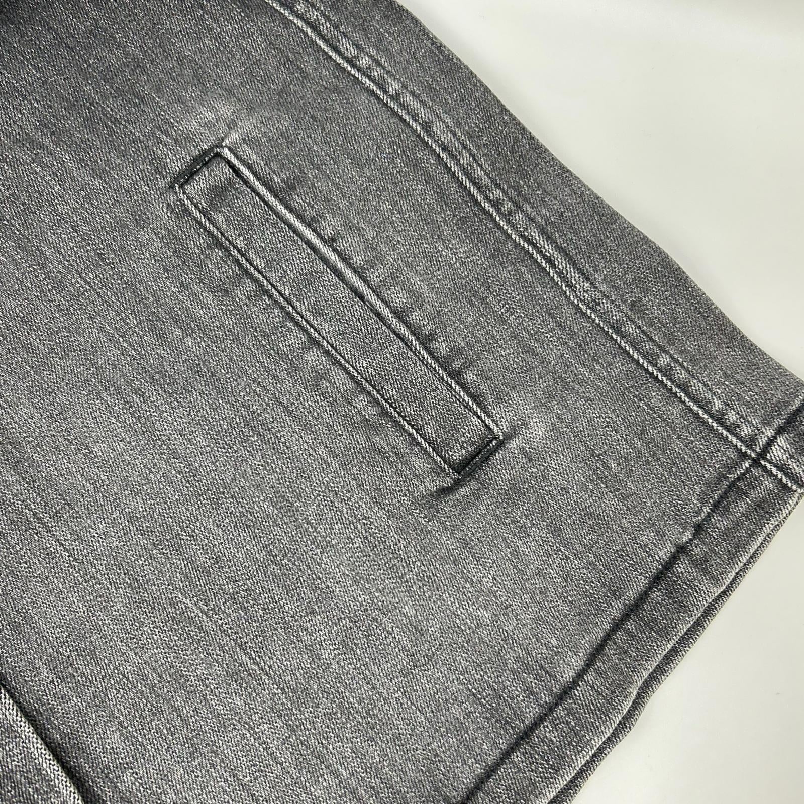 1piu1uguale3 ウノピゥウノウグァーレトレ MRS178-CTR025 ブラック S/S DENIM BIG SHIRTS デニムビック半袖シャツ トップス