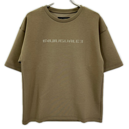 1piu1uguale3 ウノピゥウノウグァーレトレ MRT371-PRY118 カーキ S/S BIG CREW TEE ロゴプリントTシャツ トップス