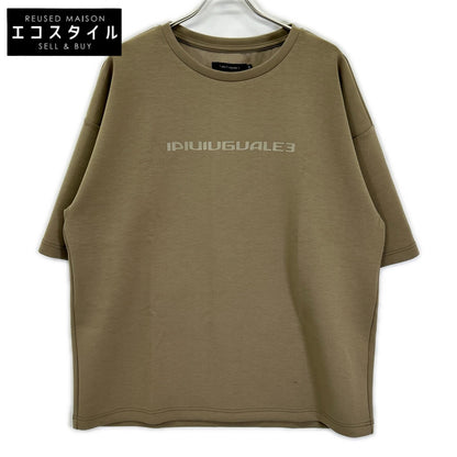 1piu1uguale3 ウノピゥウノウグァーレトレ MRT371-PRY118 カーキ S/S BIG CREW TEE ロゴプリントTシャツ トップス