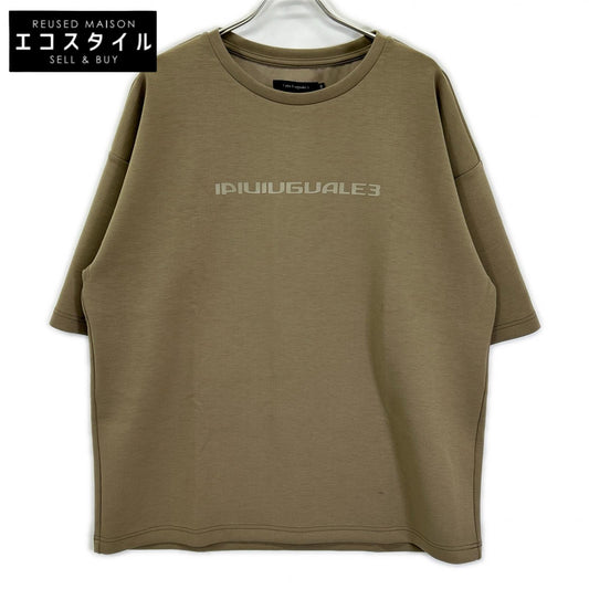 1piu1uguale3 ウノピゥウノウグァーレトレ MRT371-PRY118 カーキ S/S BIG CREW TEE ロゴプリントTシャツ トップス