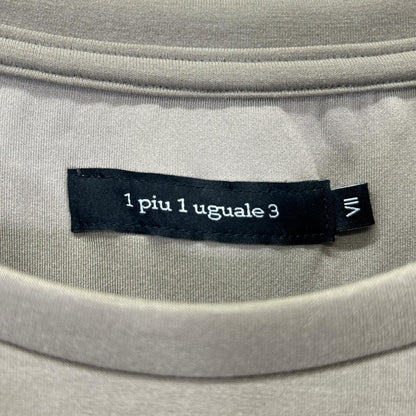 1piu1uguale3 ウノピゥウノウグァーレトレ MRT371-PRY118 カーキ S/S BIG CREW TEE ロゴプリントTシャツ トップス