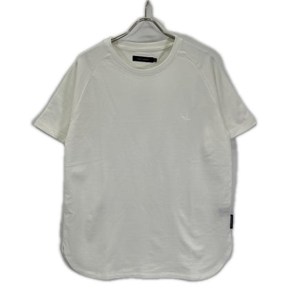 1piu1uguale3 ウノピゥウノウグァーレトレ MRT361-CTN062 ホワイト ROUND BIG TEE サイドスリットビックTシャツ トップス