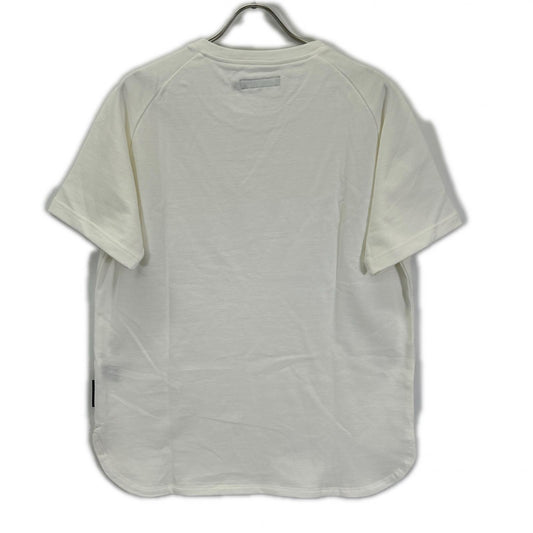 1piu1uguale3 ウノピゥウノウグァーレトレ MRT361-CTN062 ホワイト ROUND BIG TEE サイドスリットビックTシャツ トップス