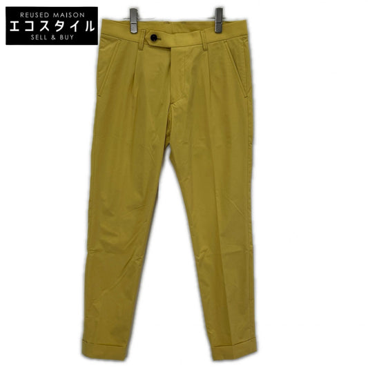1piu1uguale3 ウノピゥウノウグァーレトレ MRP614-POE468 イエロー COMFY SLACKS コンフィースラックスパンツ ボトムス