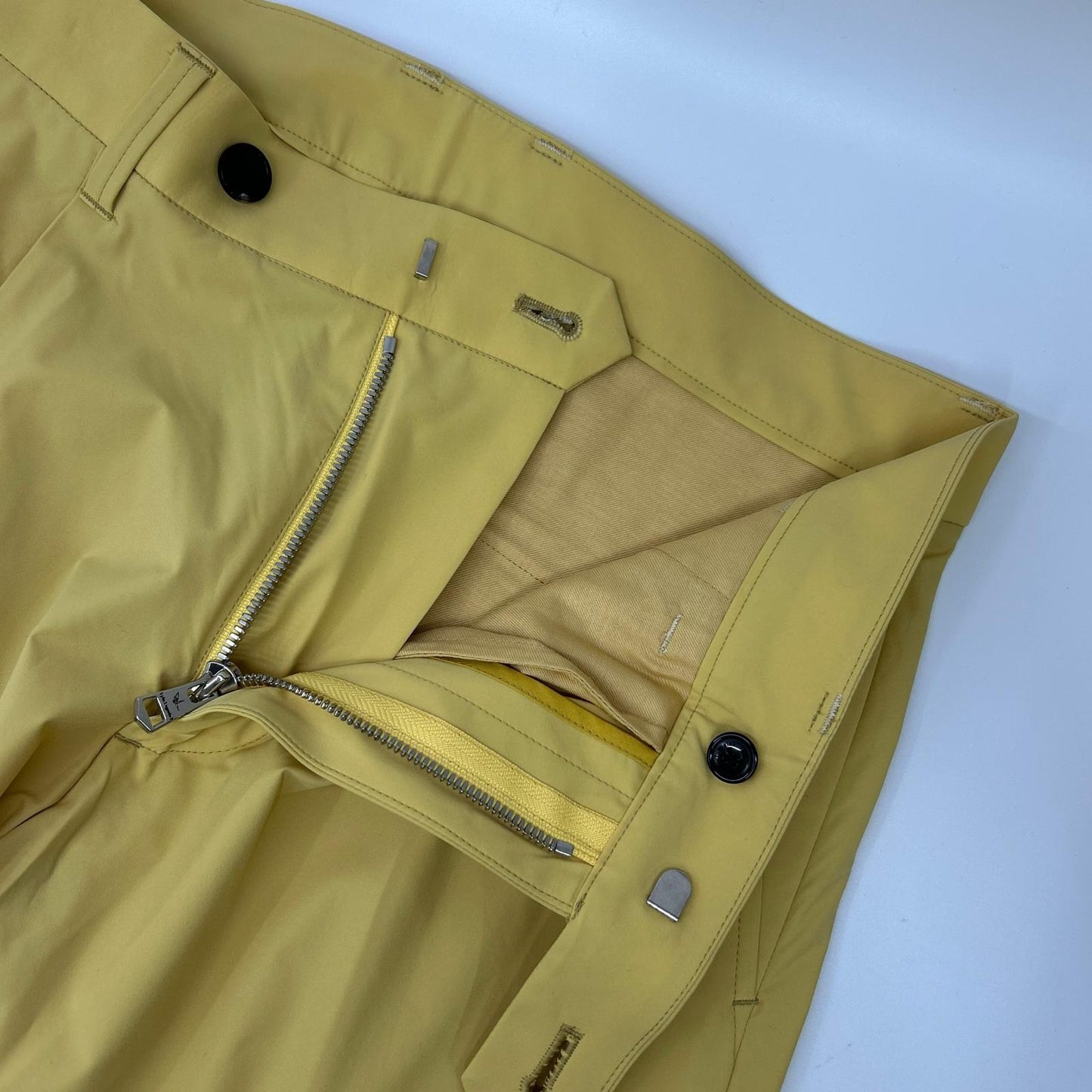 1piu1uguale3 MRP614-POE468 Yellow COMFY SLACKS comfort slacks pants bottoms
