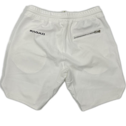 1piu1uguale3 ウノピゥウノウグァーレトレ MRP664-PEU013 ホワイト WIDE SHORTS スウェットハーフパンツ ボトムス