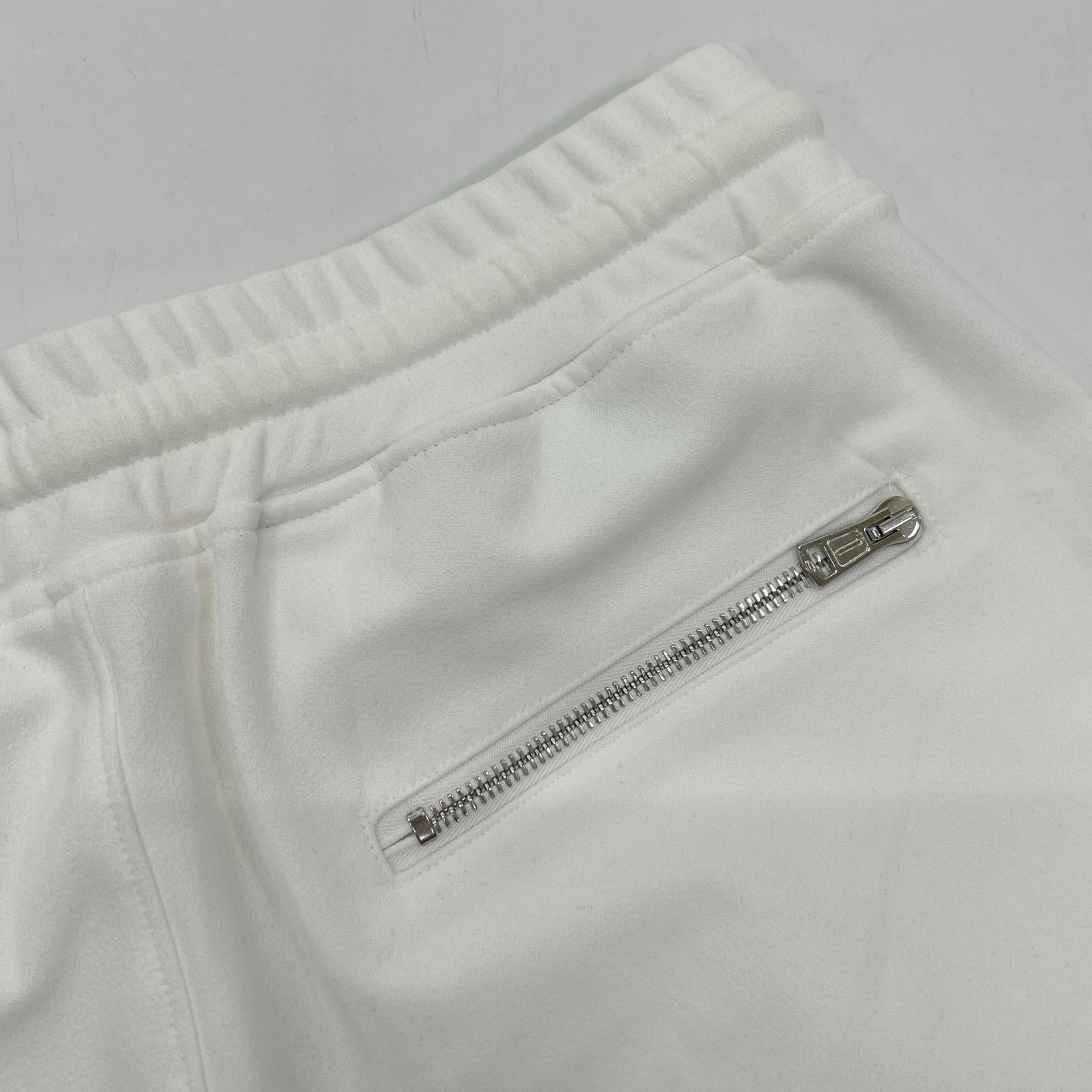 1piu1uguale3 ウノピゥウノウグァーレトレ MRP664-PEU013 ホワイト WIDE SHORTS スウェットハーフパンツ ボトムス