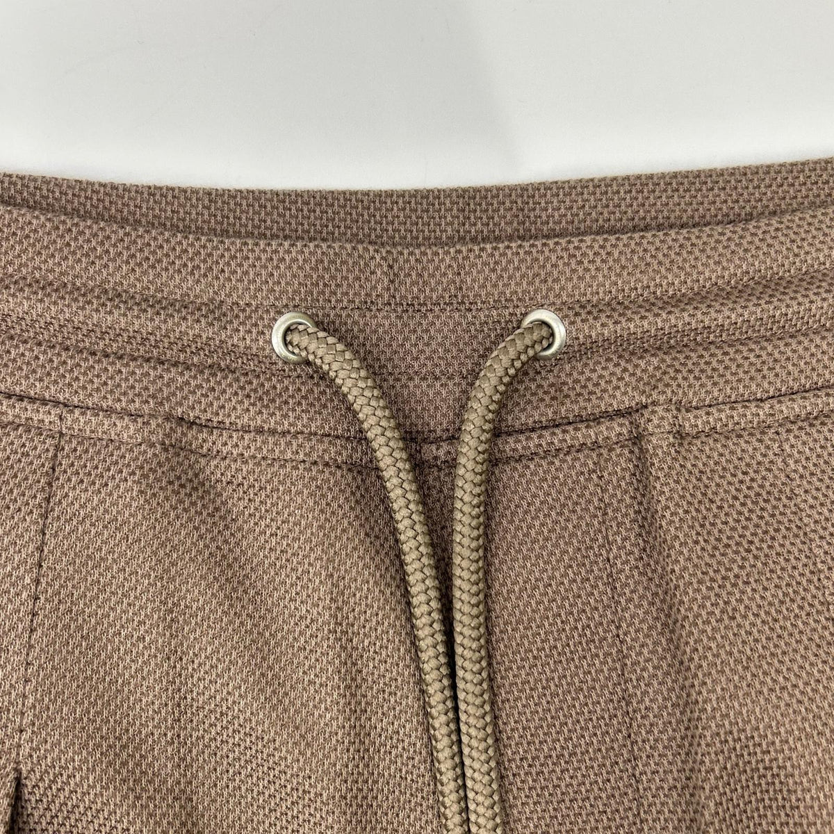 1piu1uguale3 ウノピゥウノウグァーレトレ MRP659-CTR024 ブラウン EZ SLACKS ドローストリングイージーパンツ ボトムス