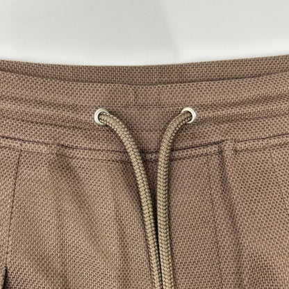1piu1uguale3 ウノピゥウノウグァーレトレ MRP659-CTR024 ブラウン EZ SLACKS ドローストリングイージーパンツ ボトムス