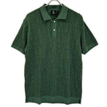 1piu1uguale3 ウノピゥウノウグァーレトレ 【GOLF】GRK049-POE427 グリーン 113 GOLF FLAGSHIP LIMITED KNIT POLO ニット半袖ポロシャツ トップス