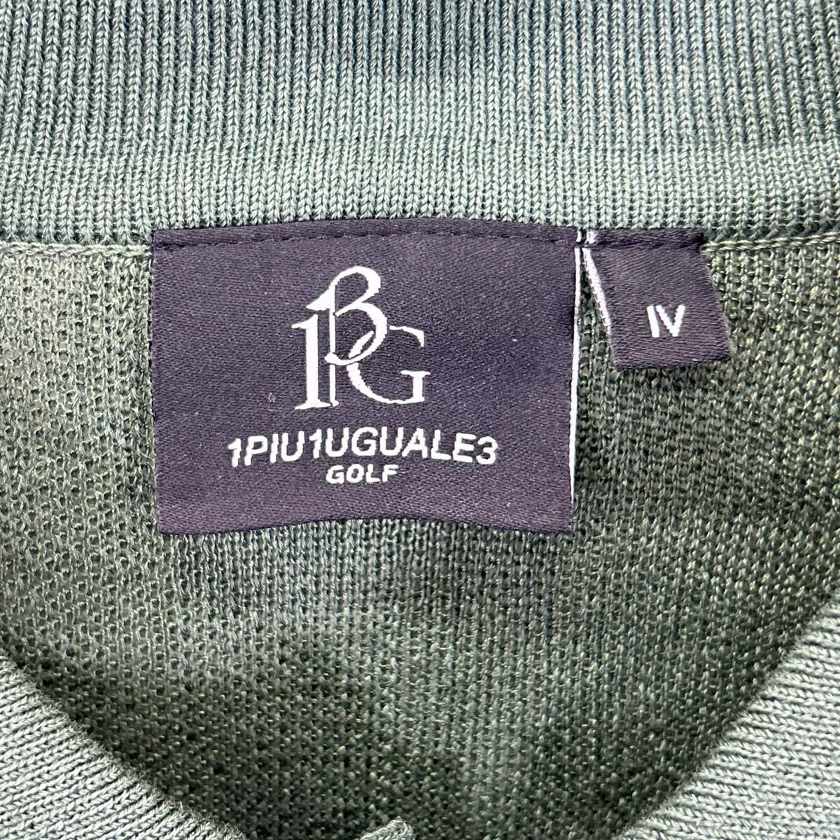 1piu1uguale3 ウノピゥウノウグァーレトレ 【GOLF】GRK049-POE427 グリーン 113 GOLF FLAGSHIP LIMITED KNIT POLO ニット半袖ポロシャツ トップス