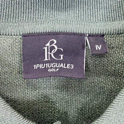 1piu1uguale3 ウノピゥウノウグァーレトレ 【GOLF】GRK049-POE427 グリーン 113 GOLF FLAGSHIP LIMITED KNIT POLO ニット半袖ポロシャツ トップス