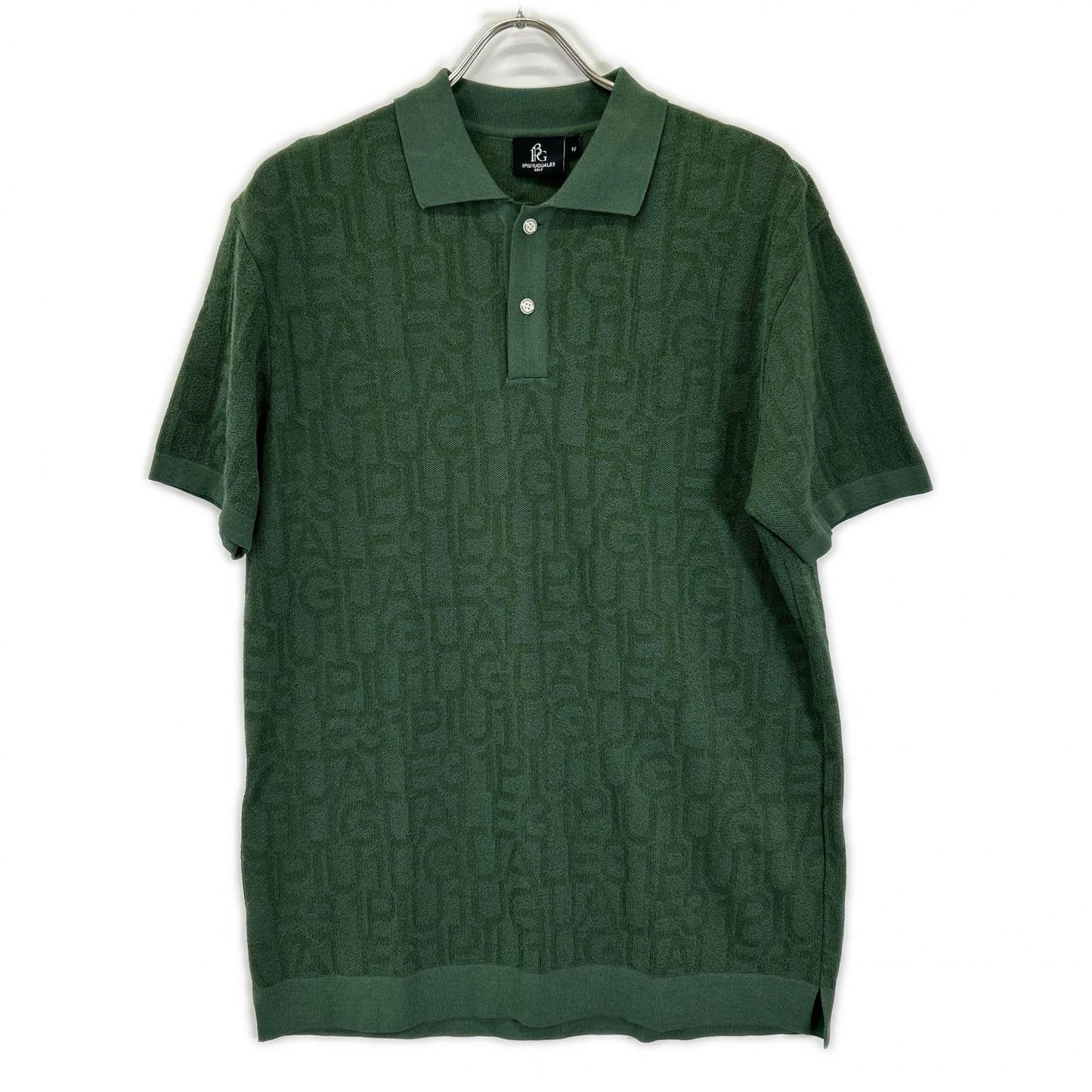 1piu1uguale3 ウノピゥウノウグァーレトレ 【GOLF】GRK049-POE427 グリーン 113 GOLF FLAGSHIP LIMITED KNIT POLO ニット半袖ポロシャツ トップス