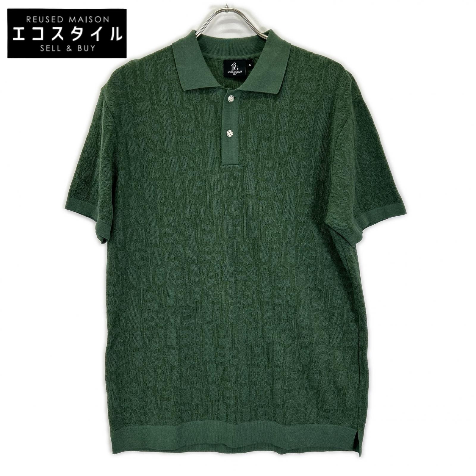 1piu1uguale3 ウノピゥウノウグァーレトレ 【GOLF】GRK049-POE427 グリーン 113 GOLF FLAGSHIP LIMITED KNIT POLO ニット半袖ポロシャツ トップス