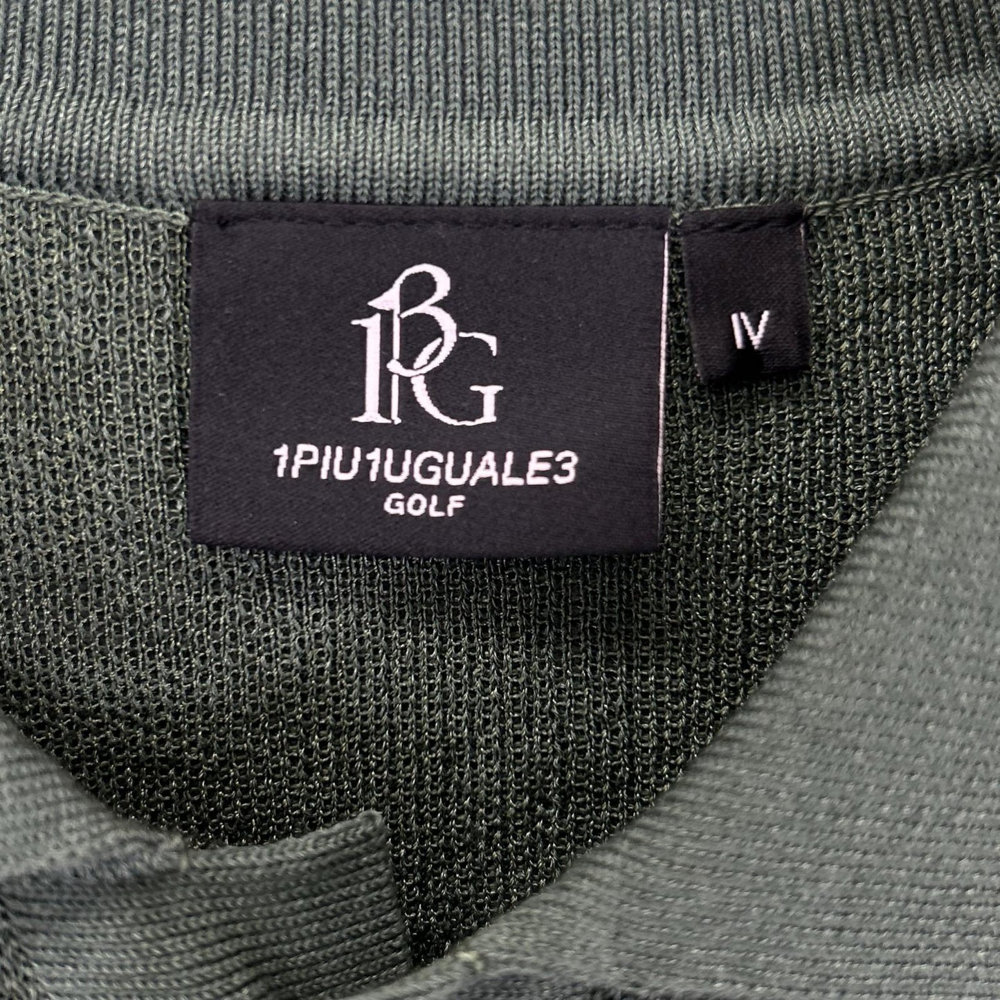 1piu1uguale3 ウノピゥウノウグァーレトレ 【GOLF】GRK049-POE427 グリーン 113 GOLF FLAGSHIP LIMITED KNIT POLO ニット半袖ポロシャツ トップス